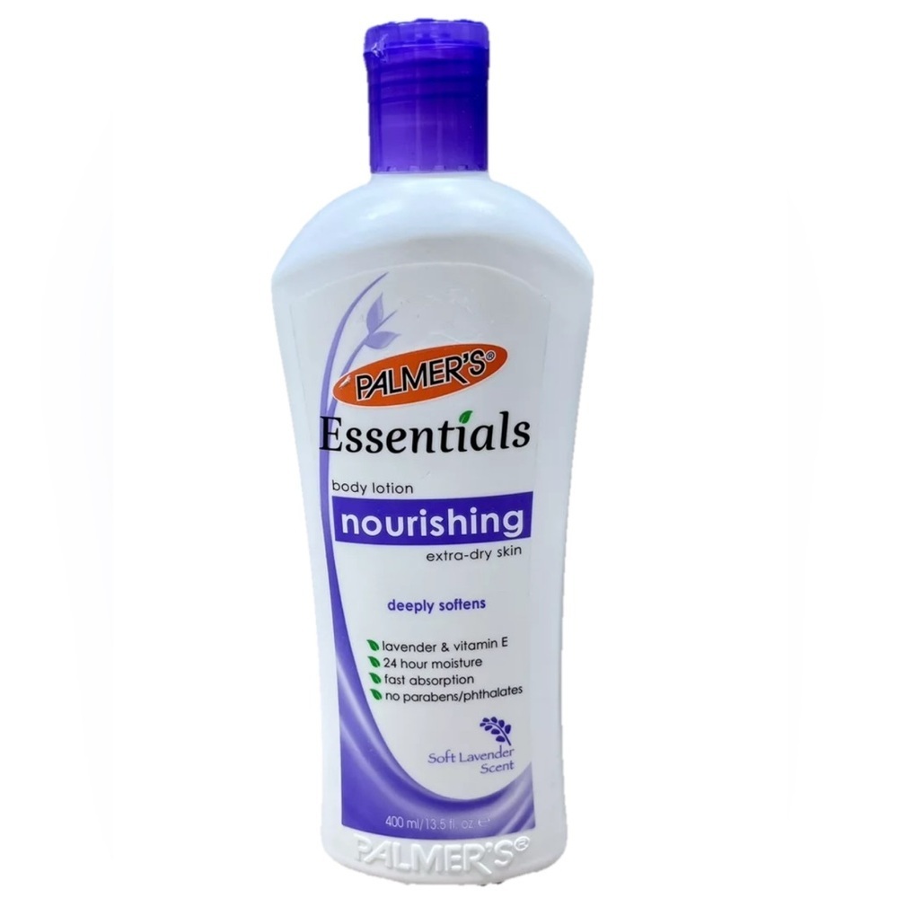 Palmers Essentials Nourishing Body Lotion Extra Dry Skin Soft Lavender 13.5fl oz